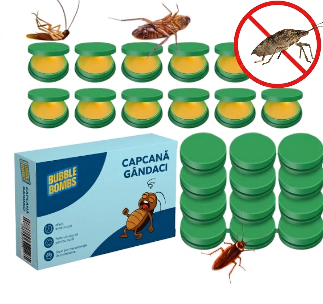Capcană Inteligentă pentru Gândaci (16 bucăți / set)