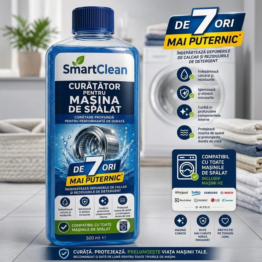 SmartClean™ – Curățare Profundă. Durată de Viață Mai Lungă.