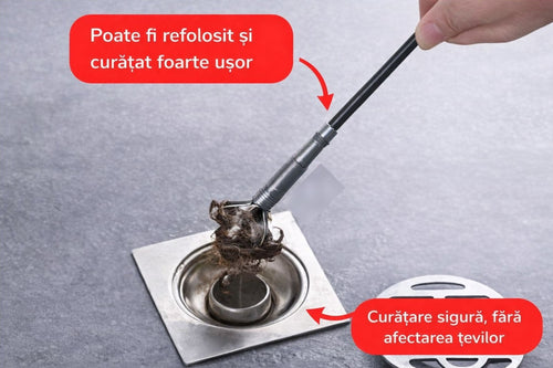 Șarpe Desfundare Scurgeri - Economisește banii pe instalator